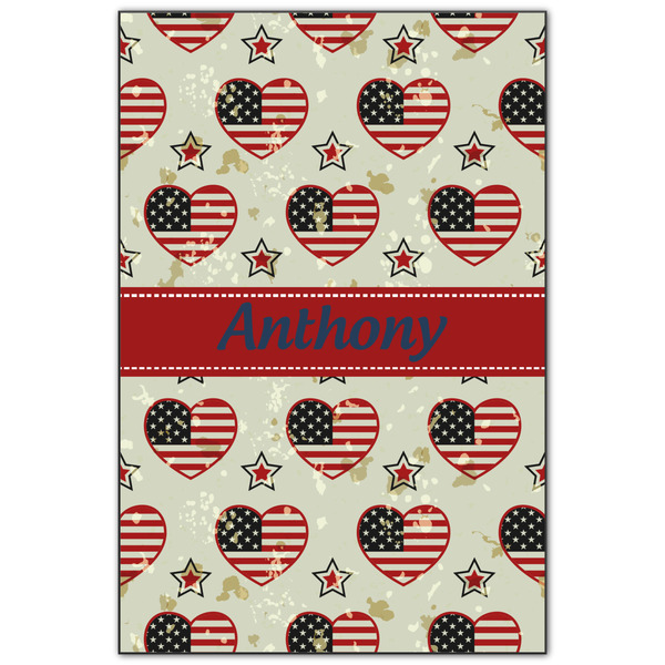 Custom Americana Wood Print - 20x30 (Personalized)