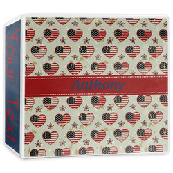 Americana 3-Ring Binder - 3 inch (Personalized)