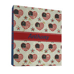 Americana 3 Ring Binder - Full Wrap - 1" (Personalized)