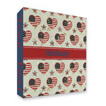 Americana 3 Ring Binder - Full Wrap - 2" (Personalized)