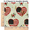 Americana 6x6 Swatch of Fabric