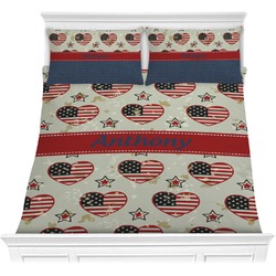 Americana Comforter Set - Full / Queen (Personalized)