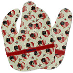 Americana Baby Bib w/ Name or Text