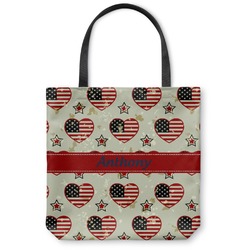 Americana Canvas Tote Bag - Large - 18"x18" (Personalized)