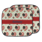 Americana Car Sun Shade - Two Piece (Personalized)