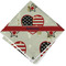 Americana Cloth Napkins - Personalized Lunch (Folded Four Corners)