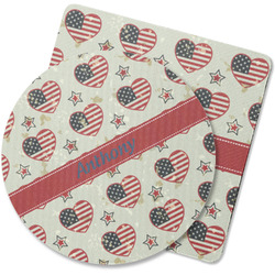Americana Rubber Backed Coaster (Personalized)