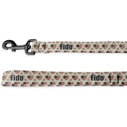 Americana Deluxe Dog Leash - 4 ft (Personalized)