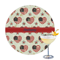 Americana Printed Drink Topper (Personalized)