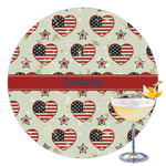 Americana Printed Drink Topper - 3.5" (Personalized)