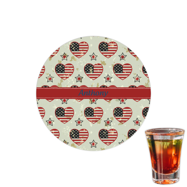 Custom Americana Printed Drink Topper - 1.5" (Personalized)