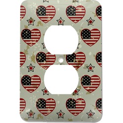 Americana Electric Outlet Plate