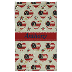 Americana Golf Towel - Poly-Cotton Blend - Large w/ Name or Text