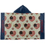 Americana Kids Hooded Towel (Personalized)