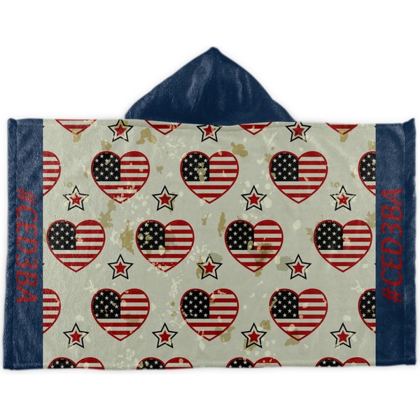 Custom Americana Kids Hooded Towel (Personalized)