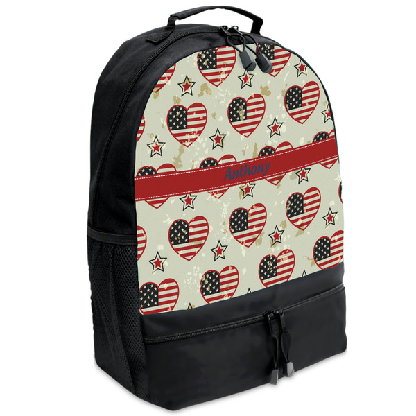 Custom Americana Backpacks - Black (Personalized)