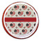 Americana Printed Icing Circle - Large - On Cookie