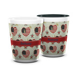 Americana Ceramic Shot Glass - 1.5 oz (Personalized)