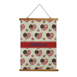 Americana Wall Hanging Tapestry - Tall (Personalized)