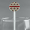 Americana White Plastic 5.5" Stir Stick - Round - Main