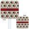 Americana White Plastic Stir Stick - Double Sided - Approval