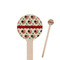 Americana Wooden 7.5" Stir Stick - Round - Closeup