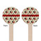 Americana Wooden 7.5" Stir Stick - Round - Double Sided - Front & Back