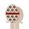 Americana Wooden Food Pick - Oval - Single Sided - Front & Back