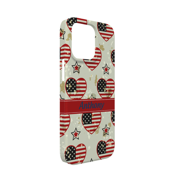 Custom Americana iPhone Case - Plastic - iPhone 13 Mini (Personalized)