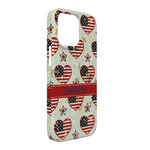 Americana iPhone Case - Plastic - iPhone 13 Pro Max (Personalized)