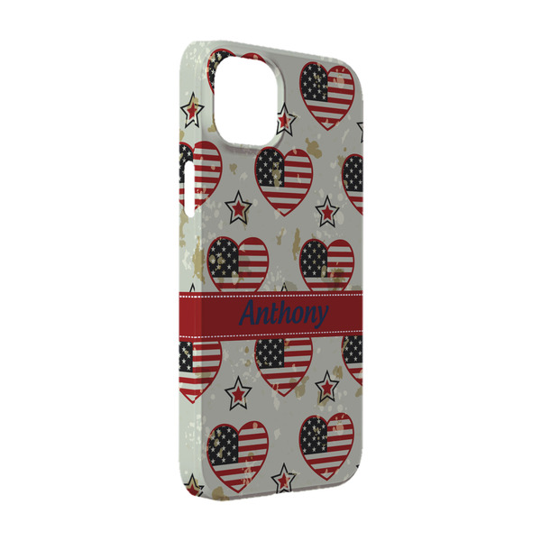 Custom Americana iPhone Case - Plastic - iPhone 14 (Personalized)