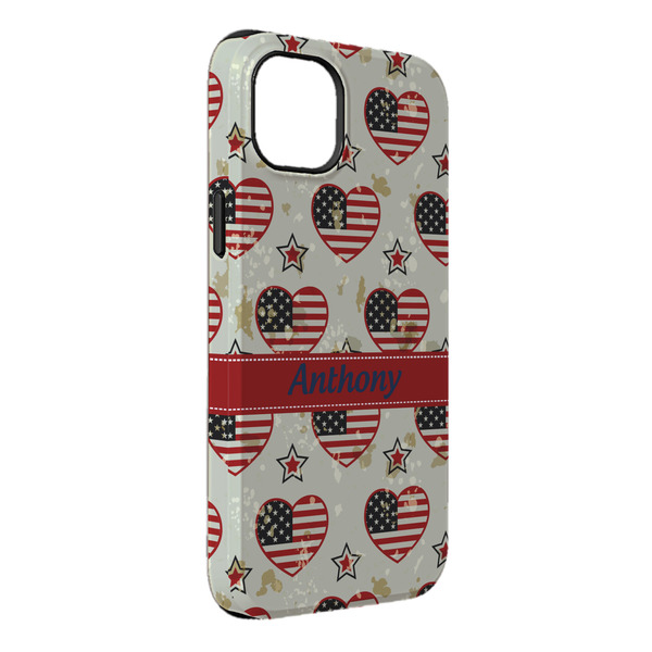 Custom Americana iPhone Case - Rubber Lined - iPhone 14 Plus (Personalized)