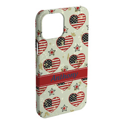 Americana iPhone Case - Plastic - iPhone 15 Pro Max (Personalized)