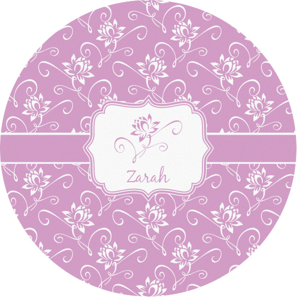 Custom Lotus Flowers Multipurpose Round Labels - 1" (Personalized)