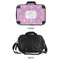 Lotus Flowers 15" Hard Shell Briefcase - APPROVAL