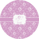 Lotus Flowers Multipurpose Round Labels - Custom Sized (Personalized)