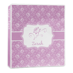 Lotus Flowers 3-Ring Binder - 1 inch (Personalized)