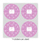 Lotus Flowers 4" Multipurpose Round Labels - Sheet