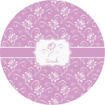 Lotus Flowers Multipurpose Round Labels - 4" (Personalized)