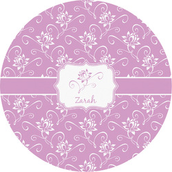 Lotus Flowers Multipurpose Round Labels - 4" (Personalized)