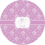 Lotus Flowers Multipurpose Round Labels - 5" (Personalized)