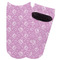 Lotus Flowers Adult Ankle Socks - Single Pair - Front and Back