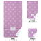 Lotus Flowers Bath Towel Sets - 3-piece - Approval