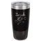 Lotus Flowers Black Polar Camel Tumbler - 20oz - Front