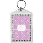 Lotus Flowers Bling Keychain (Personalized)