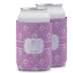 Lotus Flowers Can Cooler (12 oz) w/ Name or Text