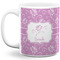 Lotus Flowers Coffee Mug - 11 oz - Full- White