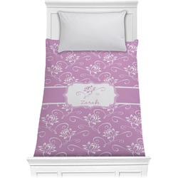Lotus Flowers Comforter - Twin (Personalized)