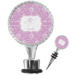 Lotus Flowers Wine Bottle Stopper (Personalized)