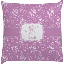 Lotus Flowers Decorative Pillow Case (Personalized)